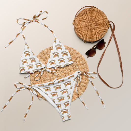 YOU ARE WHAT YOU BELIEVE - YELLOW CRAB BIKINI