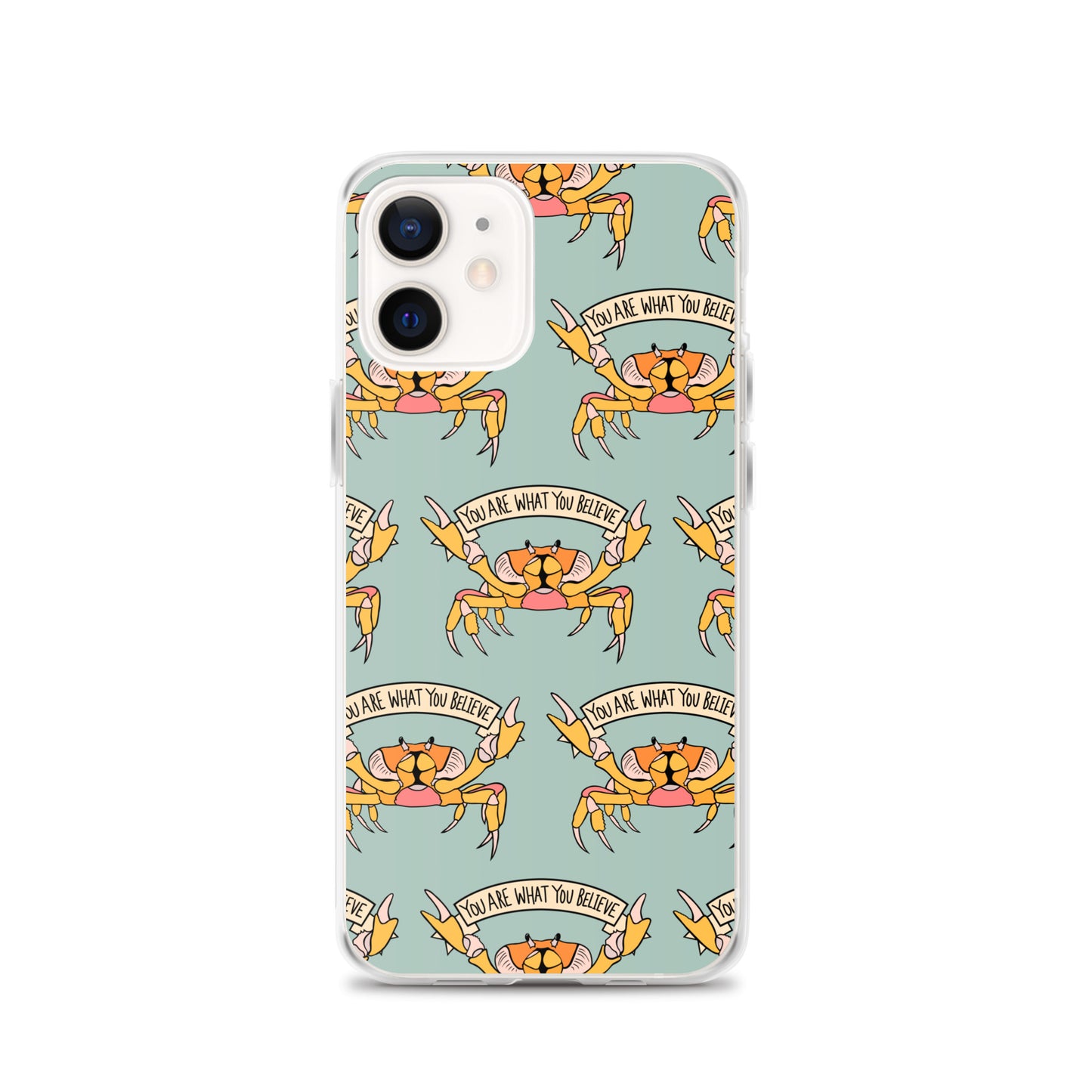 YOU ARE WHAT YOU BELIEVE - YELLOW CRAB - iPhone® CASE