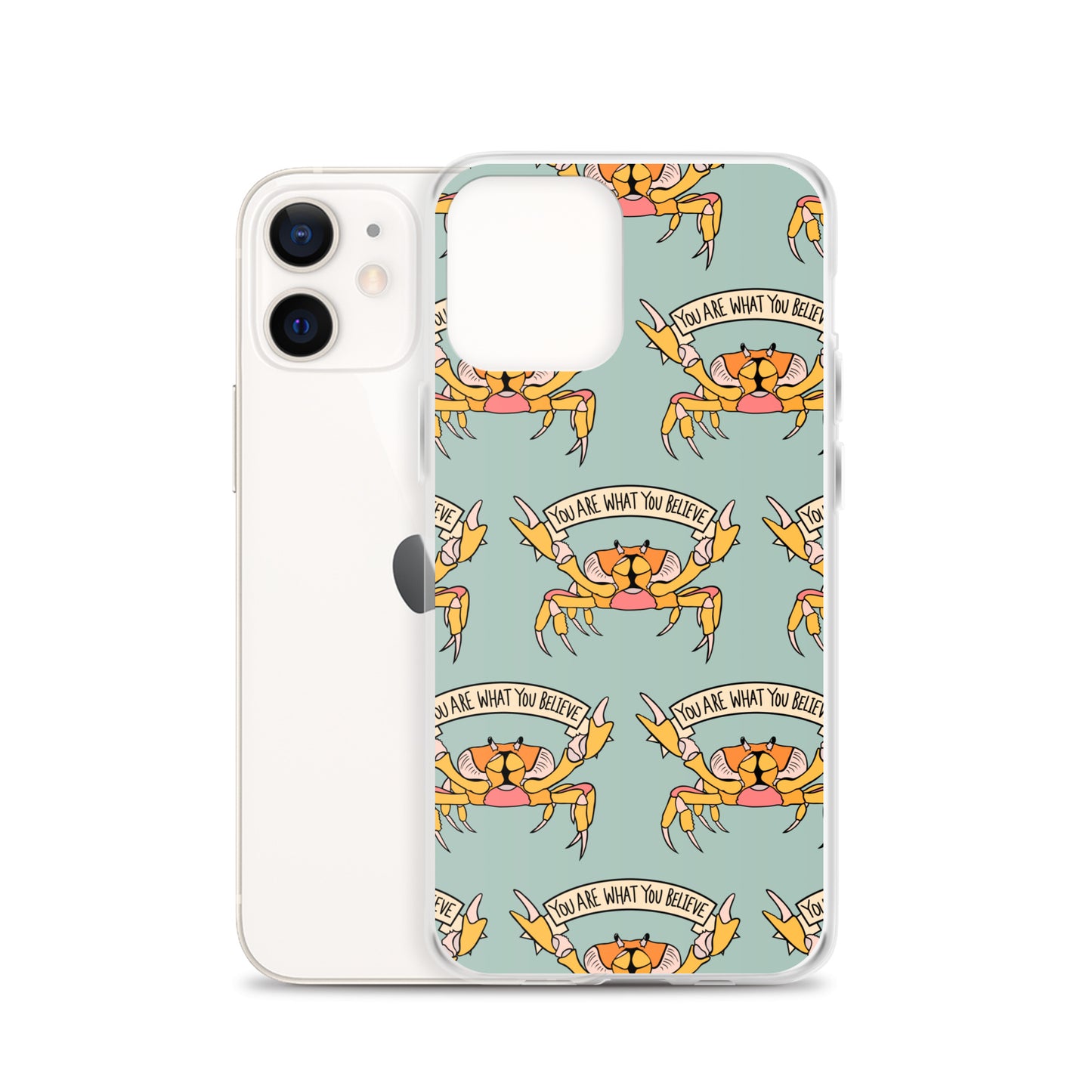 YOU ARE WHAT YOU BELIEVE - YELLOW CRAB - iPhone® CASE