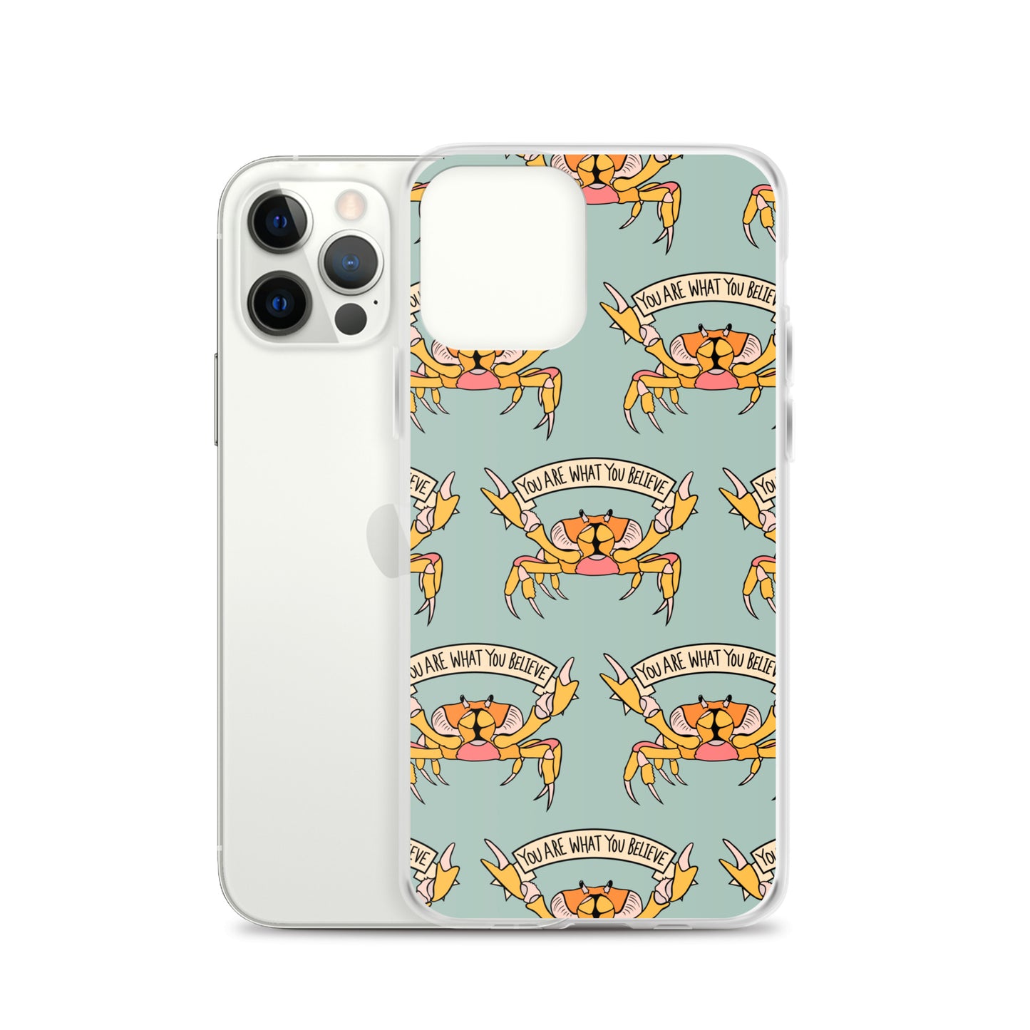 YOU ARE WHAT YOU BELIEVE - YELLOW CRAB - iPhone® CASE