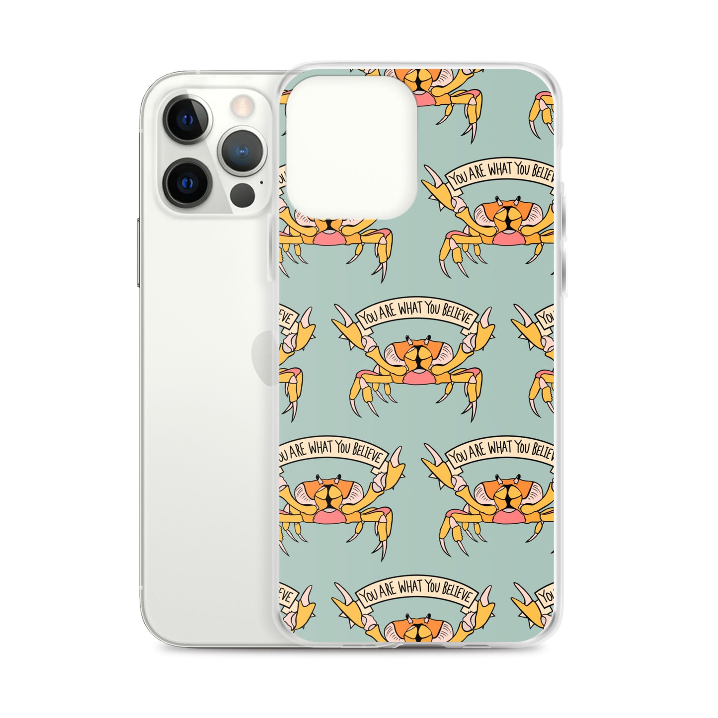 YOU ARE WHAT YOU BELIEVE - YELLOW CRAB - iPhone® CASE