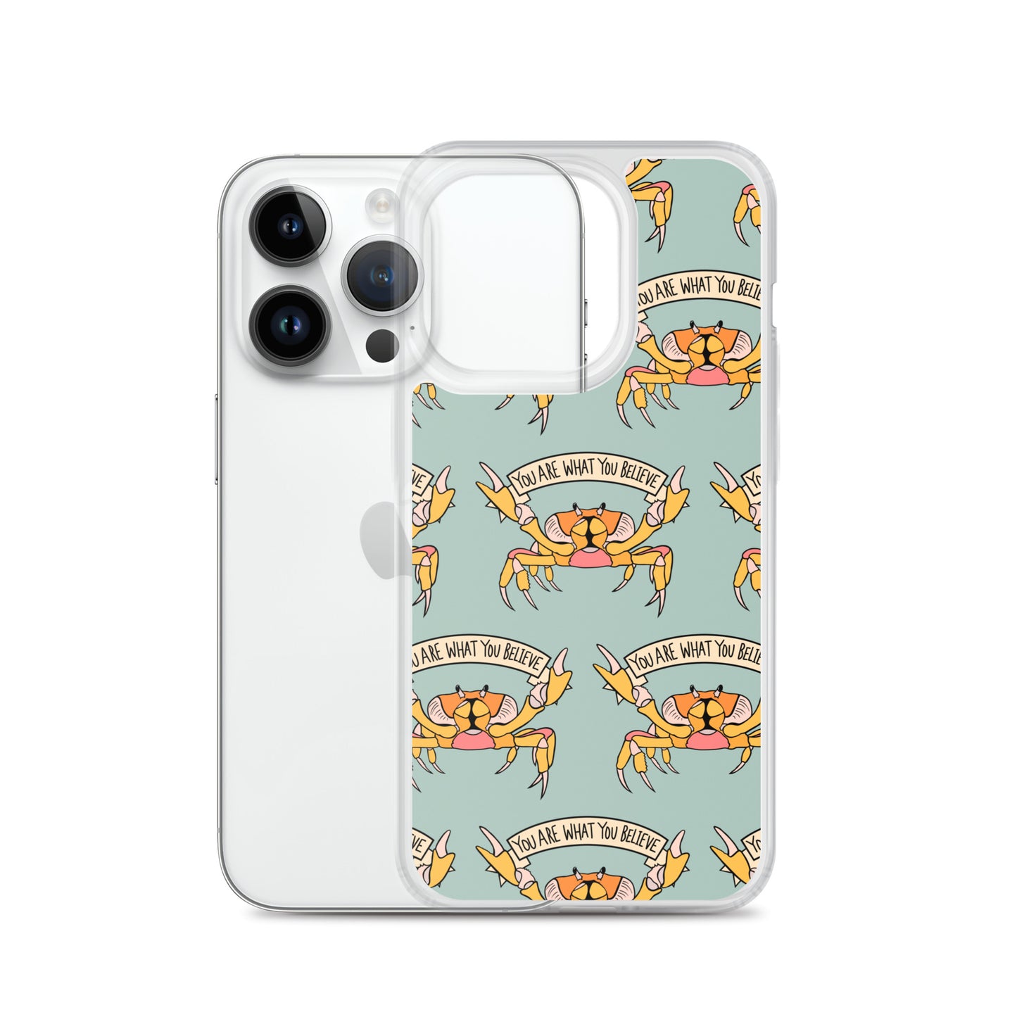 YOU ARE WHAT YOU BELIEVE - YELLOW CRAB - iPhone® CASE