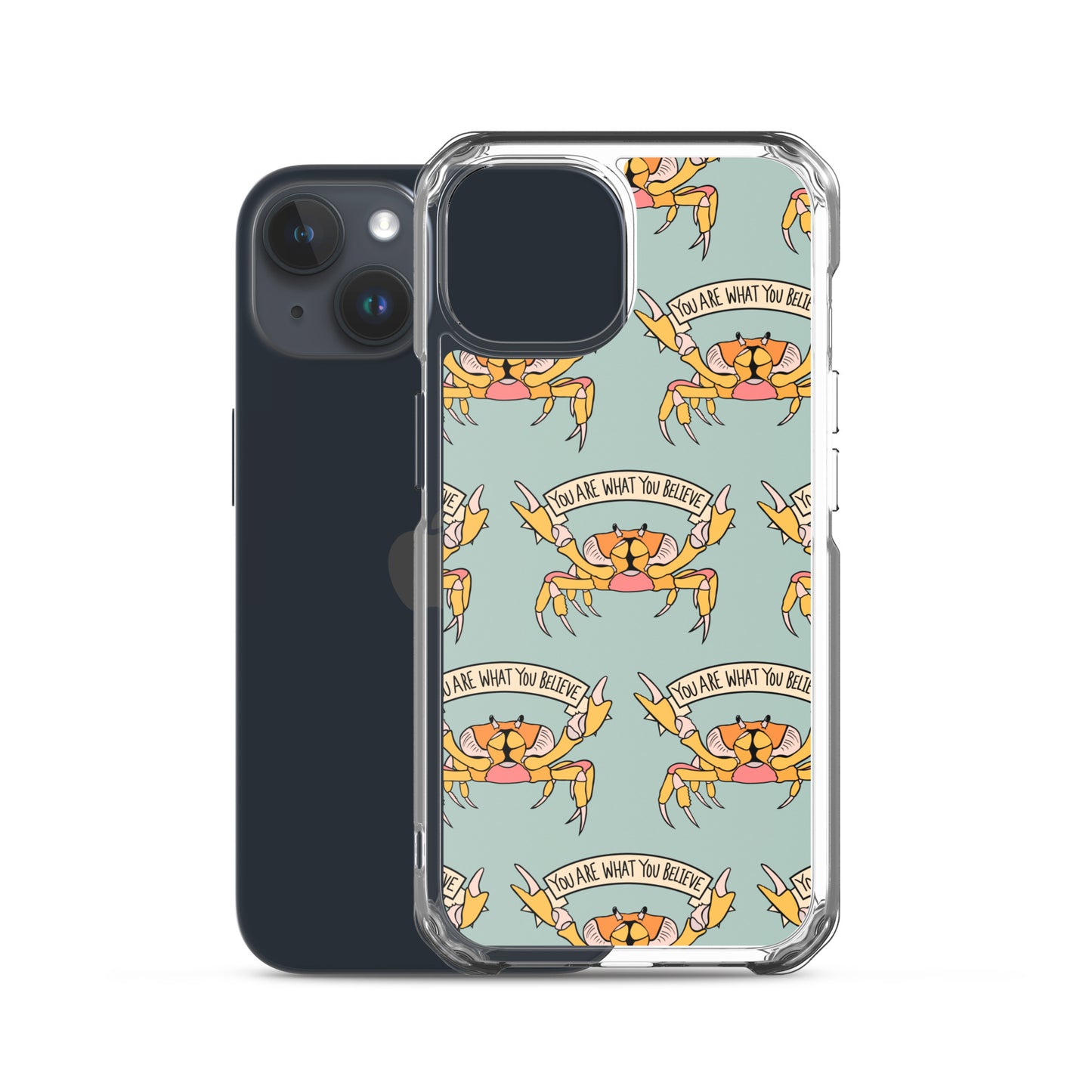 YOU ARE WHAT YOU BELIEVE - YELLOW CRAB - iPhone® CASE