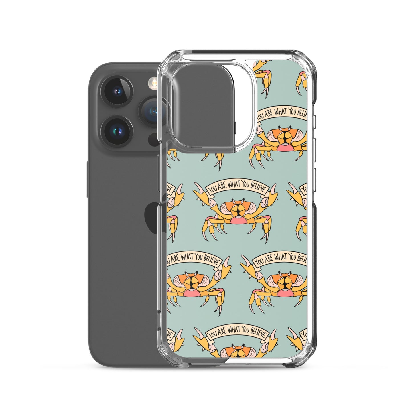 YOU ARE WHAT YOU BELIEVE - YELLOW CRAB - iPhone® CASE