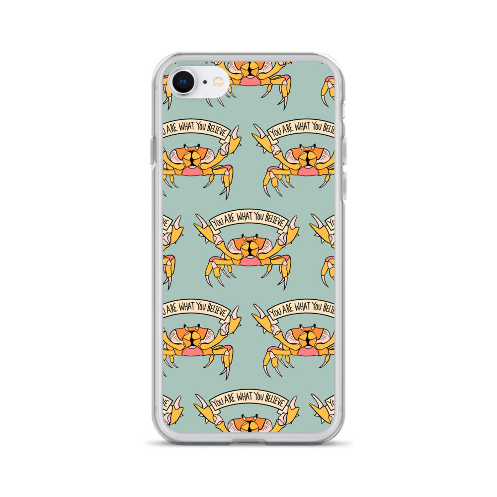 YOU ARE WHAT YOU BELIEVE - YELLOW CRAB - iPhone® CASE