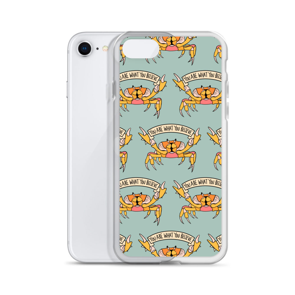 YOU ARE WHAT YOU BELIEVE - YELLOW CRAB - iPhone® CASE